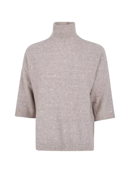 Top Seventy cu paiete maro