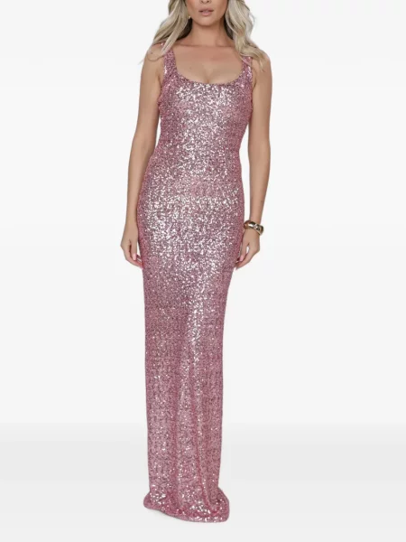Rochie Roserry cu paiete roz