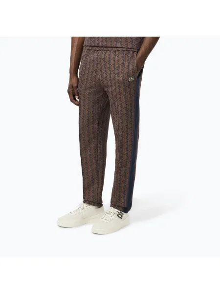 Pantaloni pentru bărbați Lacoste velvet/date Brown maro