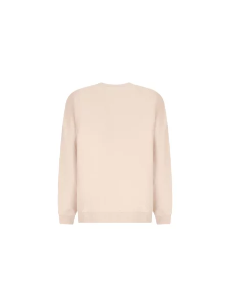 Lniana bluza nierozpinana Palm Angels klasyczna beżowa