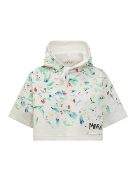 Bluza z kapturem Marni z kapturem z nadrukiem