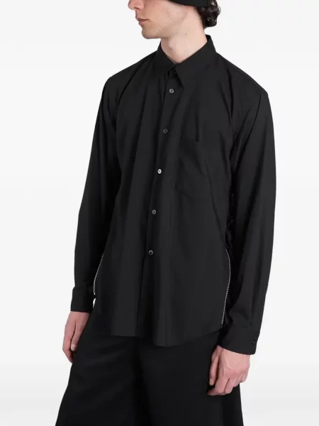 Marškiniai Comme Des Garçons Homme Plus su raukiniais juoda