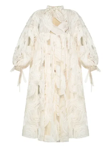 Haftowana sukienka midi Anouki do kolan garniturowa