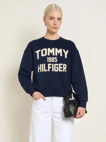 Tommy Hilfiger Bluza blau granatowa