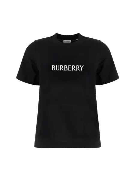 Koszulka Burberry z nadrukiem czarna