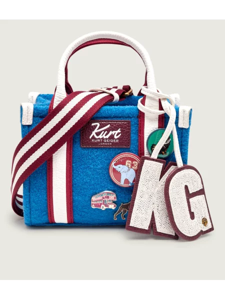 Rucsac Kurt Geiger din piele albastru