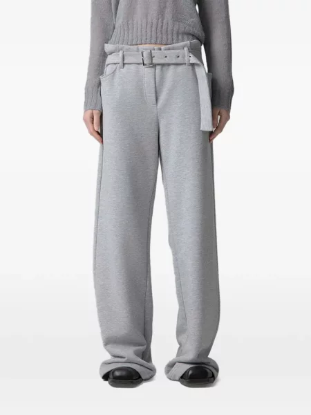 Pantaloni Gaëlle Paris alergare cu autograf gri