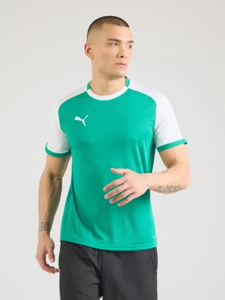 PUMA Tricou funcțional Matchday verde deschis alb
