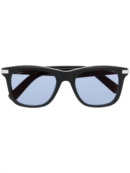 Квадратни слънчеви очила Cartier Eyewear черно