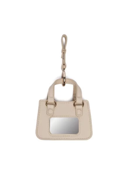 GUESS Obesek za ključe temno siva bež