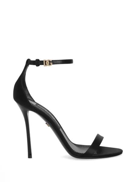 Sandale Dolce & Gabbana cu cataramă cu bretele negru