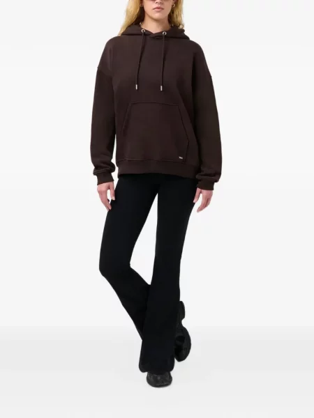 Mikina s kapucí Sweaty Betty hnědá