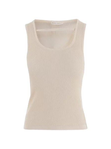 Dzianinowa podkoszulka Niccolò Pasqualetti prążkowana