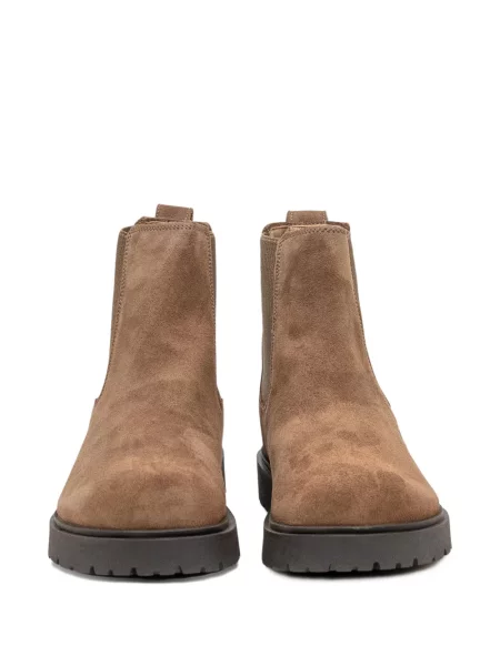 Botine Birkenstock din piele de căprioară maro
