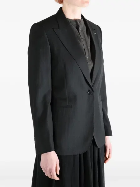 Sacou Givenchy cu un singur rând de nasturi negru