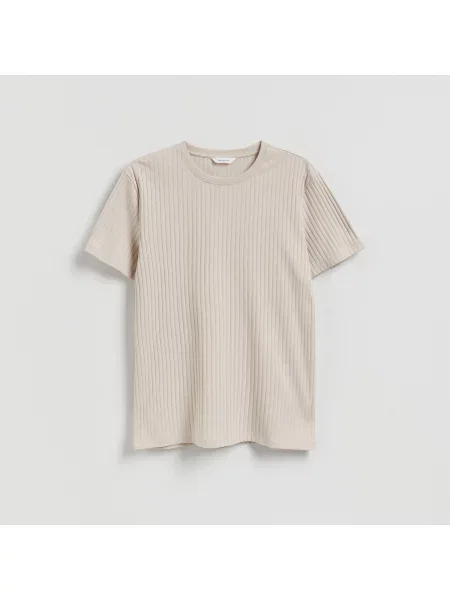 Reserved Regular szabású póló bézs