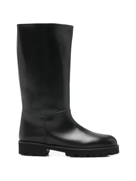 Botine Dear Frances din piele negru