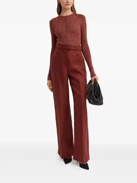 Pantaloni Gabriela Hearst maro
