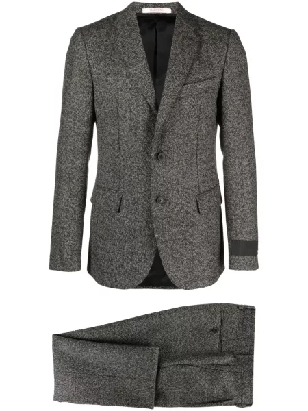 Costum Valentino Garavani din tweed de costum gri