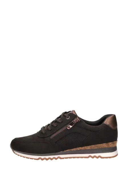 MARCO TOZZI Tenisky Sneakers Laag tmavě hnědá