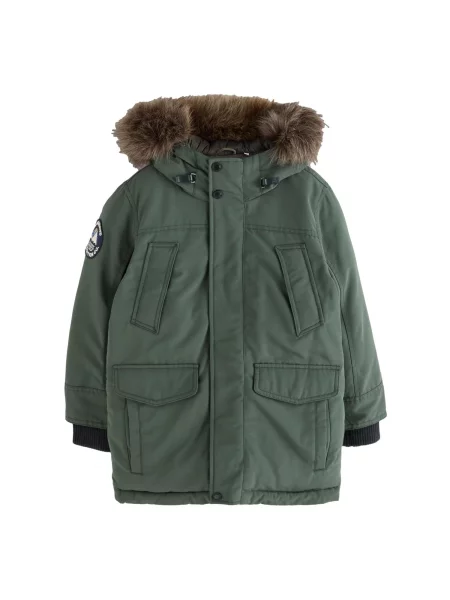 Superdry & Co Zimska jakna Everest mornarsko plava / kraljevski zelena bijela