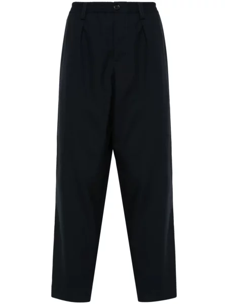 Pantaloni Marni plisate albastru