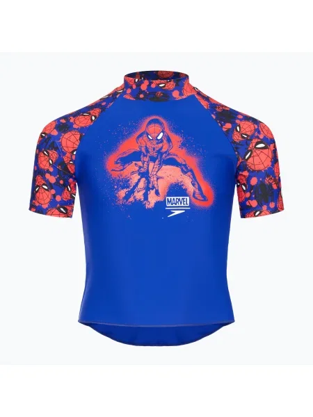 Футболка для плавання дитяча Speedo Spider-Man Sun Top blue/red червона