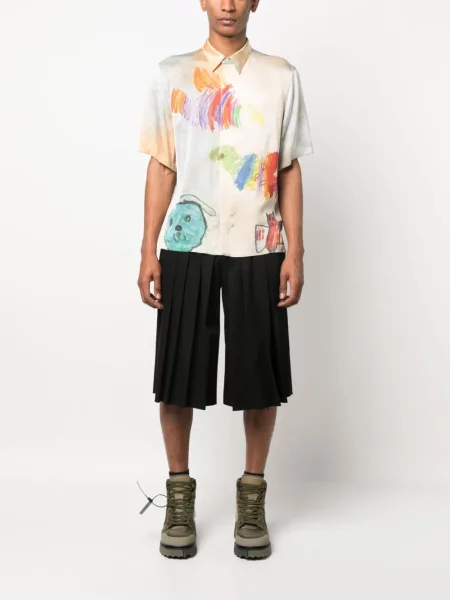 Krátký košile Off-white s potiskem bílá