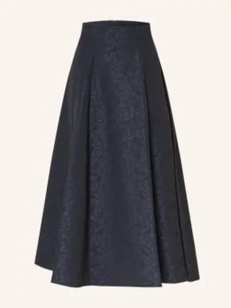 S Max Mara Spódnica Żakardowa Gioia blau granatowa