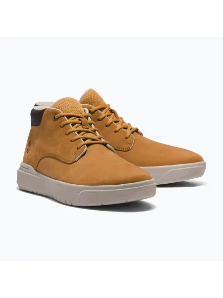 Кожени маратонки Timberland кафяво
