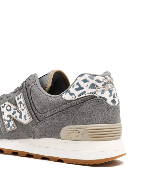 Sneakerși New Balance 327 cu model leopard alb
