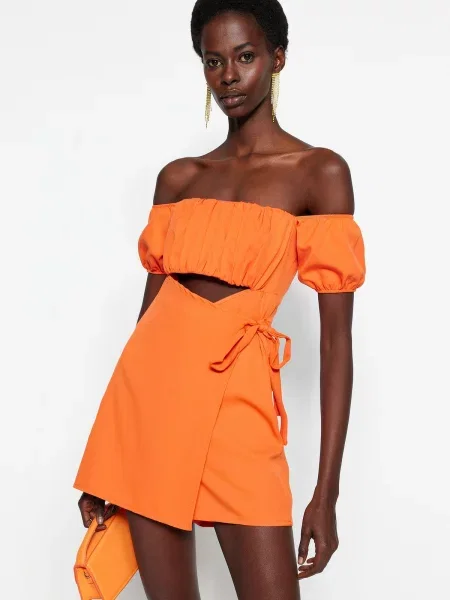 Salopetă Trendyol portocaliu