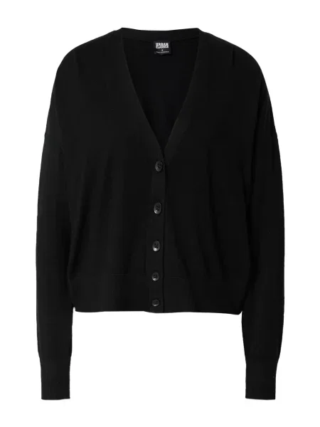 Urban Classics Geacă tricotată negru
