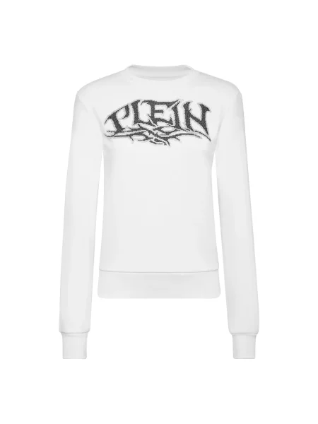 Lniana bluza Philipp Plein biała