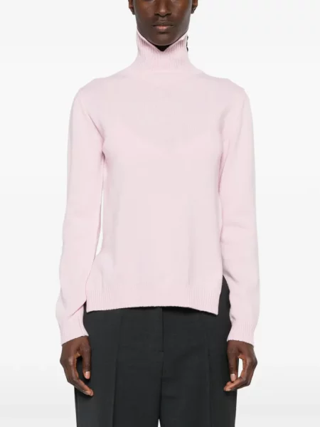 Μάλλινος πουλόβερ Jil Sander ροζ