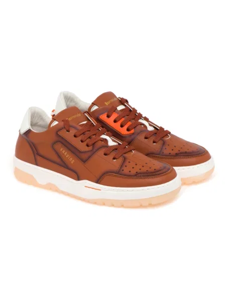 Sneakersy Barracuda brązowe
