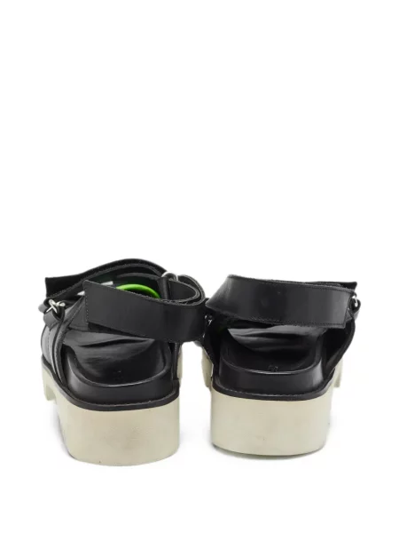 Sandale Dsquared2 slingback cu bretele negru