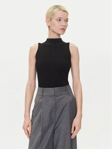 HUGO Светр Sarepilk чорний