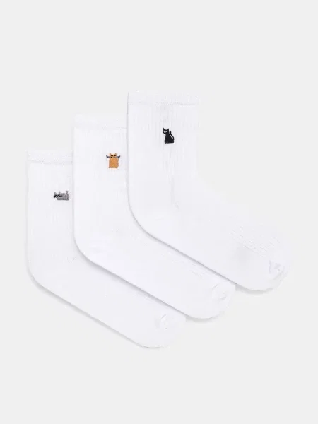 Чорапи Medicine 3 броя бяло