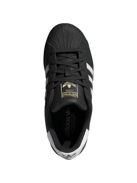 Sneakerși Adidas Superstar cu dungi negru