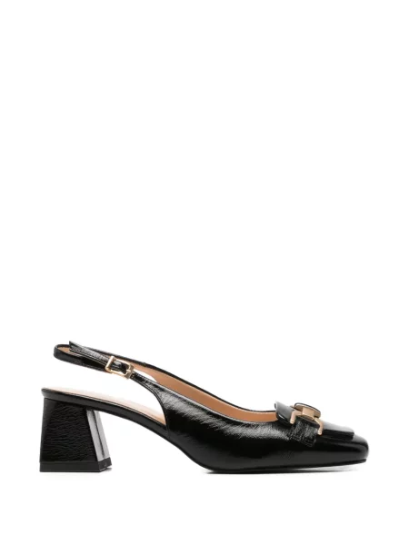 Pantofi cu toc Sergio Moretti Firenze cu cataramă slingback negru