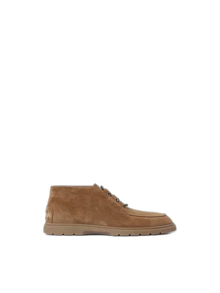 Botki Tod's skórzane brązowe