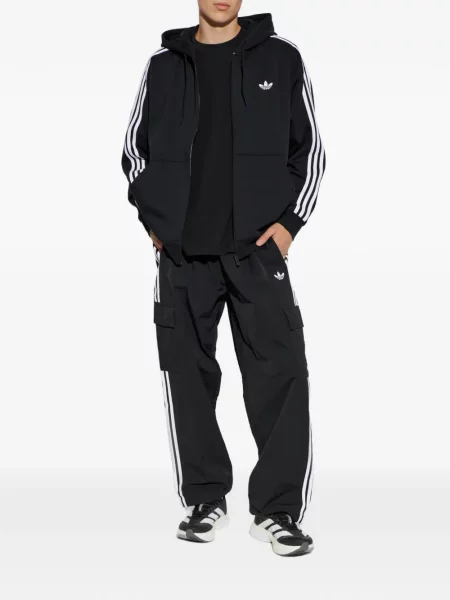 Τρέξιμο φούτερ Adidas με κορδόνι με κέντημα καφέ