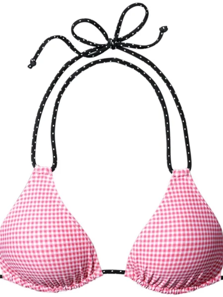 BUFFALO Sutien costum de baie Florida roz închis / negru alb