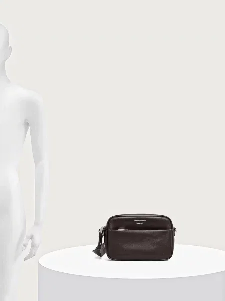 Кожаная сумка Emporio Armani