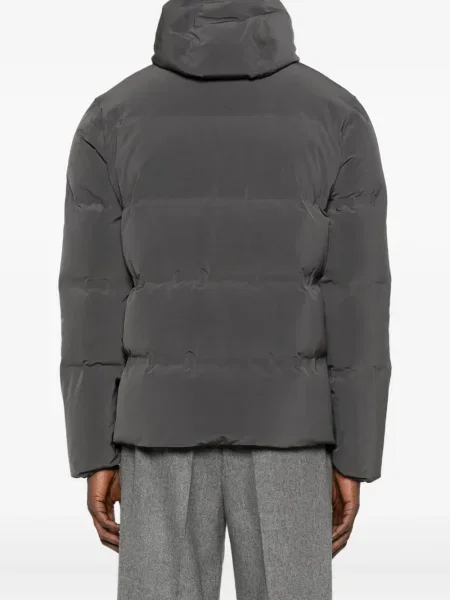 Palton Herno cu glugă gri