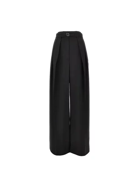 Spodnie Sportmax wełniane czarne