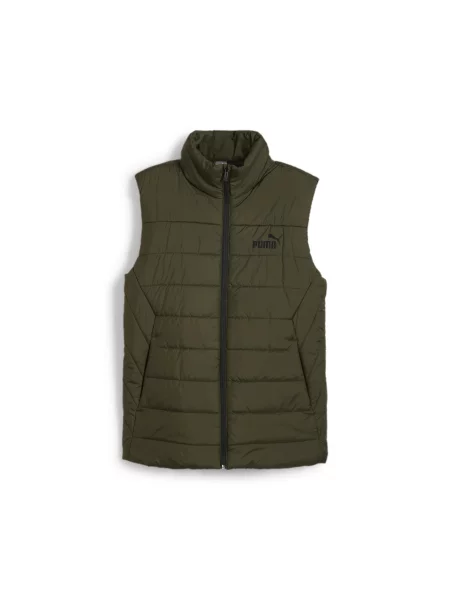 Wyściełana kamizelka Essentials PUMA Dark Olive Green zielona