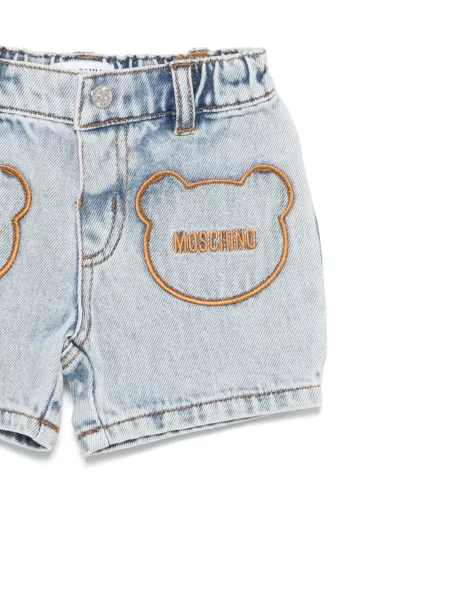 Szorty dziecięce Moschino niebieskie
