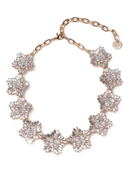 Colier Carolina Herrera de cristal auriu